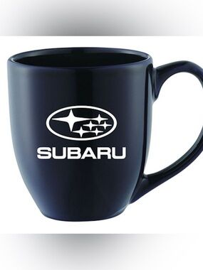 Subaru Navy Blue Ceramic Logo Mug